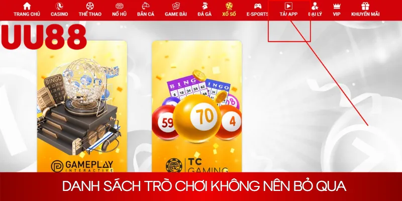 Danh sách trò chơi không nên bỏ qua khi cài đặt ứng dụng