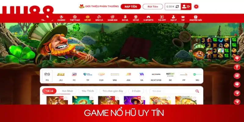 Game Nổ Hũ Uy Tín UU88 - Tham Gia Là Nhận Thưởng To