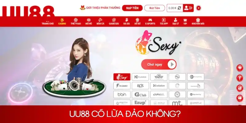 UU88 Có Lừa Đảo Không? Sự Thật Về Nhà Cái Online UU88